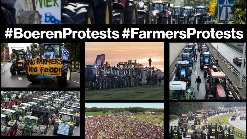 Farmers Protests in The Netherlands …