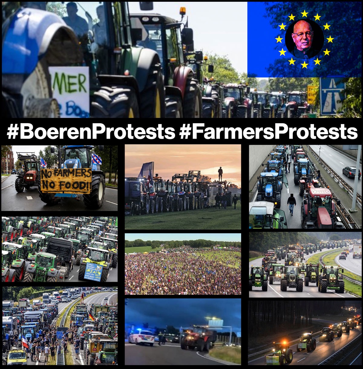 Farmers Protests in The Netherlands …