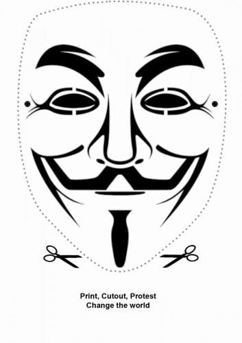 Guy Fawkes Mask (Type 4)